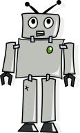 cartoon robot